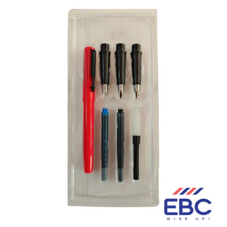 PARKER Beta Neo Calligraphy Fountain Pen Red (With Coated Clip)
